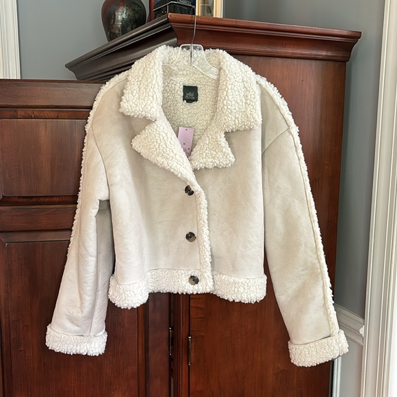 wild fable Jackets & Blazers - NWT Wild Fable Faux Shearling Jacket